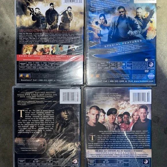 The unit complete seasons 1-4 dvd brand new - Picture 1 of 2